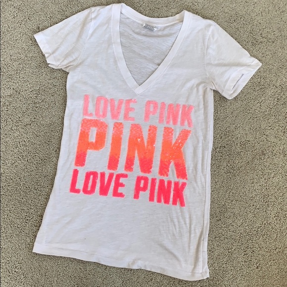 Pink sparkle tee - Picture 2 of 4